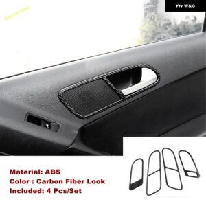 インナー ドアハンドル ボウル 装飾 フレーム 内側ドアドアシルカバー トリム VW ティグアン MK1 2008 - 2015 カーアクセサリー - Model A