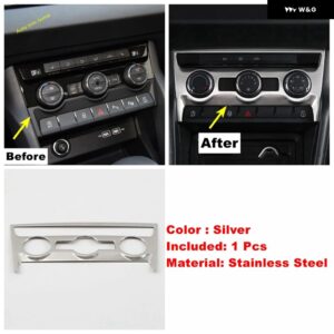 SKODA KAROQ 2018 - 2022 ウィンドウリフト スイッチ ボタン / ギア シフト ボックス / スピーカー / エアコン アウトレット AC ベントカバー トリム - Warming Lights