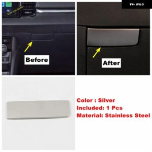 SKODA KAROQ 2018 - 2022 ウィンドウリフト スイッチ ボタン / ギア シフト ボックス / スピーカー / エアコン アウトレット AC ベントカバー トリム - Glove Storage Box