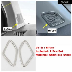 SKODA KAROQ 2018 - 2022 ウィンドウリフト スイッチ ボタン / ギア シフト ボックス / スピーカー / エアコン アウトレット AC ベントカバー トリム - Pillar A Speaker