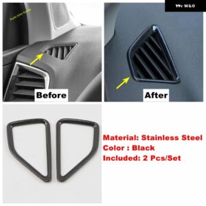 ダッシュボード ウィンドウリフト スイッチ ボタン メタル シフト ギア ボックス エアコン アウトレット ACベントカバー トリム シュコダ カロク2018 - 2022 - Model J