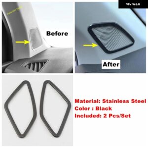 ダッシュボード ウィンドウリフト スイッチ ボタン メタル シフト ギア ボックス エアコン アウトレット ACベントカバー トリム シュコダ カロク2018 - 2022 - Model A