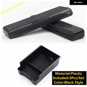 アームレスト ボックス 二次 収納 シートリア下 空調 AC ベントカバー スマート 1 1 2023 2024 アクセサリー - A Set