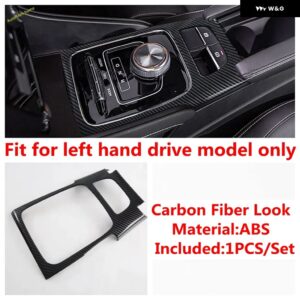 ギア シフト ボックス ウィンドウリフト ヘッドライト ランプ コントロール スイッチ ボタン 装飾 カバー トリム MG ZS EV 2018-2024 カーアクセサリー - Model A