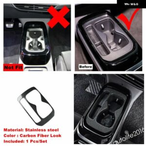 ダッシュボード エア アウトレット ベント/ライト コントロール スイッチ /ウォーターカップ ホルダー /リア トランク ボタン カバー トリム VW ID.4 ID4 20 - Model D