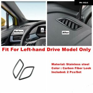 ダッシュボード エア アウトレット ベント/ライト コントロール スイッチ /ウォーターカップ ホルダー /リア トランク ボタン カバー トリム VW ID.4 ID4 20 - Model F