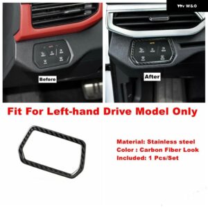 ダッシュボード エア アウトレット ベント/ライト コントロール スイッチ /ウォーターカップ ホルダー /リア トランク ボタン カバー トリム VW ID.4 ID4 20 - Model A