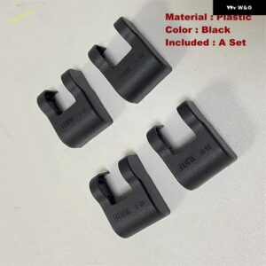 インナードアロック+ドアチェックアームストップ防錆 防水 プロテクター カバー シュコダ カロク 2018 - 2024 コディアック 2017 - 2024 - 4 PCS