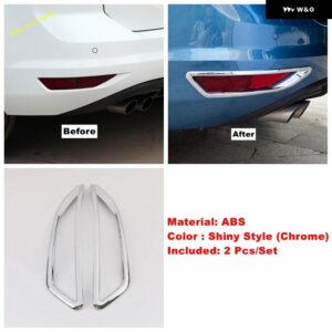 ABS クローム フロントリア バンパー フォグランプ ランプカバー トリム フォグランプ ベゼル VW トゥーラン 2016-2022 カーアクセサリー - Rear