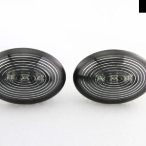 ミニクーパー R56 R55 R57 R58 R59 フロント アンバー LED サイドマーカーランプ ウィンカーライト - Stripes lens