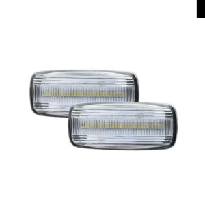 クライスラー 200 300 セブリングタウンカントリー クリアスモークレンズ カー パーキング ランプ LED サイドマーカーランプ ウィンカーライト - Clear Lens