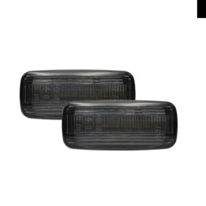 クライスラー 200 300 セブリングタウンカントリー クリアスモークレンズ カー パーキング ランプ LED サイドマーカーランプ ウィンカーライト - Smoked Lens