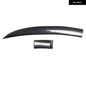 インフィニティ G25 G37 2010-2013 LHD RHD ダッシュボード 助手席 装飾 トリム ストリップ インテリア アクセサリー - Carbon fiber black