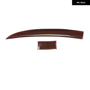 インフィニティ G25 G37 2010-2013 LHD RHD ダッシュボード 助手席 装飾 トリム ストリップ インテリア アクセサリー - Wood Color