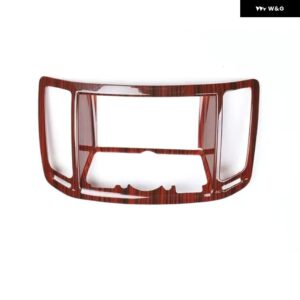 ダッシュボード 中央 コンソール 装飾 ABS ステッカー トリム インフィニティ G25 G37 2010 2011 20122013 自動車 スタイリング アクセサリー - Wood Color