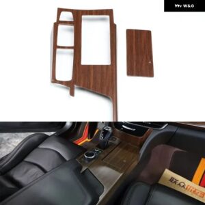 キャデラック CT6 2019 2020 左ハンドル ギア シフト パネル フレーム トリム ABS ステッカー スタイリング - Wood Color