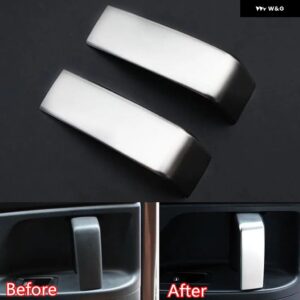 フロントとミドル ドアハンドル グラブカバー トリム ステッカー スタイリング VW シャラン 2013-16 車カバー - Middle Door Handle