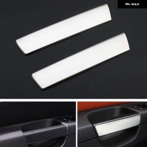 フロントとミドル ドアハンドル グラブカバー トリム ステッカー スタイリング VW シャラン 2013-16 車カバー - Front door handle
