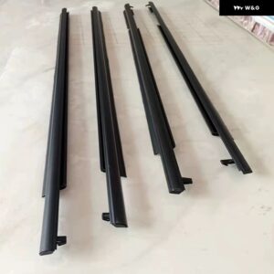4個 ウィンドウモールディング トリム ウェザーストリップシールベルトランドクルーザー LC80 FZJ80 LX450 75710-60021 1990-1998 - black