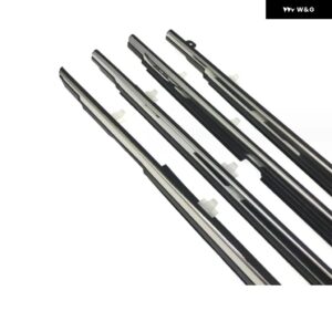 4個 ウィンドウモールディング トリム ウェザーストリップシールベルトランドクルーザー LC80 FZJ80 LX450 75710-60021 1990-1998 - Silver