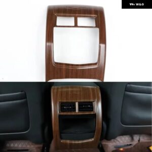 キャデラック CT6 2016-20 リア エアベント フレーム ABS ステッカー インテリア トリム アクセサリー - Wood Color