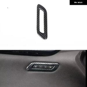 シートメモリ スイッチ フレーム ABS トリム ステッカー キャデラック CT6 2016-2020 オートアクセサリー - Carbon fiber black