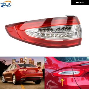 LED リアバンパー アウター テールライト ブレーキストップランプ テールライト テールランプ アセンブリ モンデオフュージョン MK5 2014-2018 - Left Side