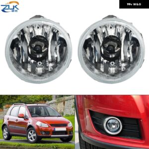 スズキ フロントバンパー フォグライト デイランニング運転 リフレクター ランプ SX4 2007-2012 エリオ 2002 2003 2004 - Left Side