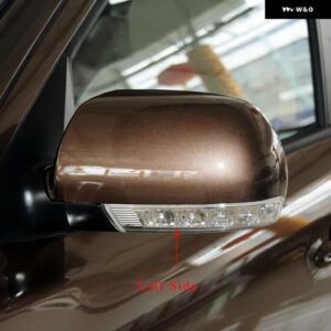 バックミラー LED ウィンカーライトリピーターランプサンタフェファンタフェベラクルス IX55 2007-2012 ウインカー インジケーター フラッシャー - Left Side