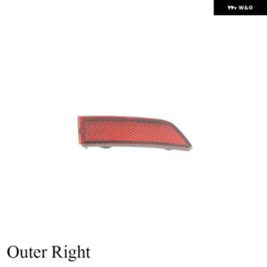 リアバンパー リフレクター ライト フォグランプ 防曇 フォグライト フォグランプ VW ティグアン L 2017-20 - Outer Right