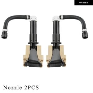インフィニティ 2014 2015 QX70 2008-2013 FX35 FX37 FX50 フロント ヘッドライト ウォータースプレージェット アクチュエーター とキャップカバー 蓋 - Nozzle 2PCS