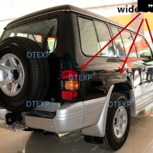 4個 プラスチック クローム V32 V33 ドアハンドル パジェロ 2 ブラックドアバー モンテロ V31 V43 1989-1999 ドアペダル 6470 6473 2030