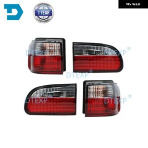 4点キット フルセット テールライト L400 ハザード灯 デリカバン テールランプ 電球 付き リア PD8W ハザード灯 PE8W - old fashion copy