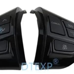 1 キット カーボンシルバーブラック ステアリングホイール スイッチ パジェロ スポーツ KH00 8701A087 アウトランダー ASX GA00 ランサー CX CY CZ00 - black