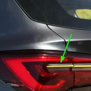 1個 LED リアライト アセンブリ MG RX5 PLUS 2019 10904937 ダイナミックなしブラックシルバーイエローテールハザード ウィンカーライト - yellow Left