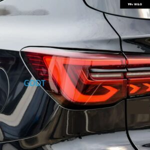 1個 LED リアライト アセンブリ MG RX5 PLUS 2019 10904937 ダイナミックなしブラックシルバーイエローテールハザード ウィンカーライト - BLACK LEFT