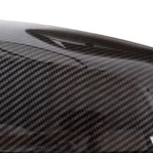 1ピース LHD 無塗装カーボンサイドミラー ランサー EX 2007-2019 5 ワイヤー自動 折りたたみ パーキング ガラスフォルティス GT CX CY CZ - Left Carbon