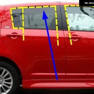 スズキ 1個 ドアゴム スイフト 2006-2009 窓マッドトラフスイフト プロテクター ゴムウェザーシール 車 ACCESSORIE - Rear Right