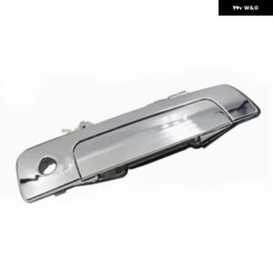 1個 クロームアウトサイド ドアハンドル パジェロ PININ IO H60 H70 MR271871 ロックランサー 1997-2002 バックル CK00 CP00 EA00 - front right outside
