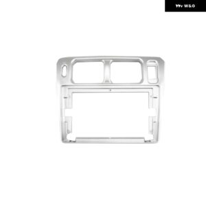 1個 9インチ DVD フレーム カバー パジェロ PININ 1999-2006 H6 H70 スクリーンサポート モンテロ IO ナビゲーション パネル RHD LHD SHOGUN - Silver