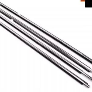 4個 クロームブラック外側窓ゴムランドクルーザー LC100 1998-2007 ウェザーストリップシールガラスラミネート 75740-60030 - 4 pieces chrome