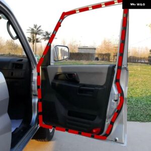 1個 5 ドアドアゴムシール パジェロ ピニン H60 H70 MR351386 ドア開口部ポスト モンテロ ミニアウトゴム将軍 IO - right front