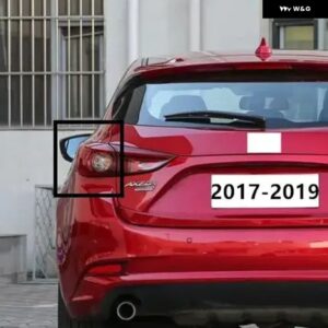 1ピース 外 2017-2019 LED テールライト MAZDA3 ハッチバック バルブ 無テールリアライトアクセラ パーキング ウインカーランプ - L OUT
