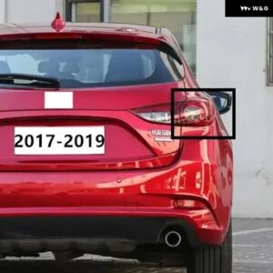 1ピース 外 2017-2019 LED テールライト MAZDA3 ハッチバック バルブ 無テールリアライトアクセラ パーキング ウインカーランプ - R OUT