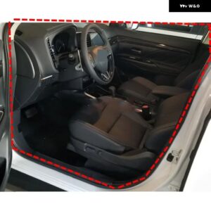 1個 フロントミドルドアインナーラバーアウトランダー GF GG 5725A149 2013-2019 レインシールストリップエアトレック耐候性シール - Front Left