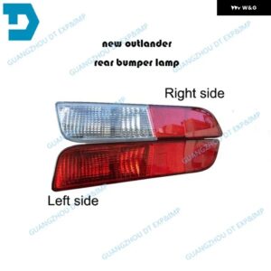 1 2個 リアバンパー ランプアウトランダー GF 2013-2014 8336A102 バルブ 無ストップランプエアトレック フォグランプ 8337A111 - no bulb pair red
