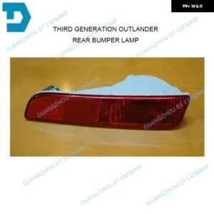 1 2個 リアバンパー ランプアウトランダー GF 2013-2014 8336A102 バルブ 無ストップランプエアトレック フォグランプ 8337A111 - L red no bulb