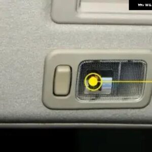 1個 読書ランプ モンテロ V70 MR330803 ルーフ 装飾 ライト パジェロ V60 MR366450 ハザードランプアウトランダーランサー - beige side