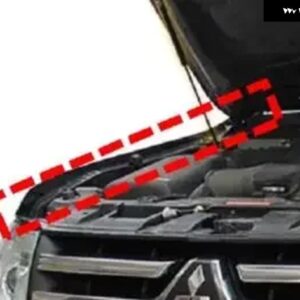 1個 フードゴムシール パジェロ 4TH 5902A016 V90 ボンネット ストリップ モンテロ ウェザーストリップ将軍 V80 2007-2020 非ディーゼル - right fender 61531