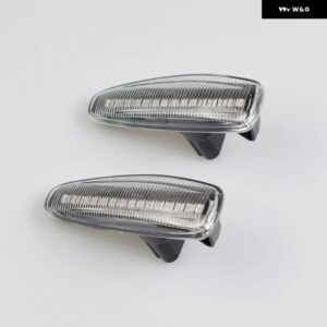 2個 LED サイドフェンダー ダイナミックウィンカー ライトマーカーランプランサーエボリューション EVO アウトランダー 2007-2012 サイドターンランプ